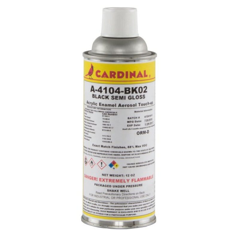 Synergy Mfg — Synergy Black Semi-Gloss Steel Metallic Touch-Up Paint (Aerosol)