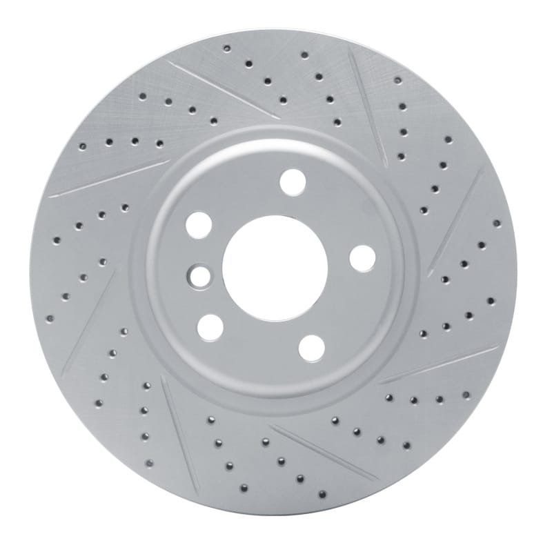R1 Concepts — R1 18-26 BMW X4 Front Right Drilled & Slotted Geo-Carbon Rotor