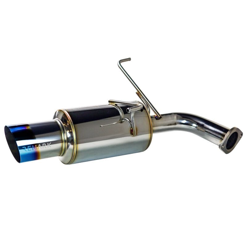 Remark — REMARK 2022+ Subaru WRX (VB) Catback Exhaust - Dual R1 Spec Burnt Stainless (Resonated)