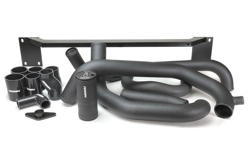 Perrin Performance — PERRIN 08-14 Subaru STI Front Mount Intercooler Boost Tube Kit - Black