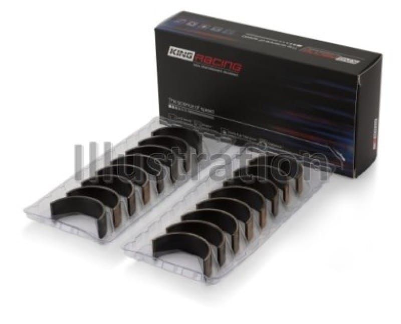 King Engine Bearings — King Chevrolet SBC 307ci/350ci Gen III/IV (Undersize 0.010in) Conn Rod Bear Set - Coated (Set of 8)
Engine Bearing