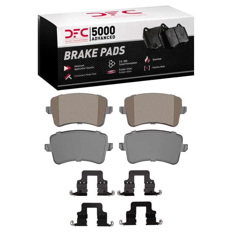 DFC — DFC 12-17 Audi A4 (USA/Canada) Rear 5000 Advanced Ceramic Brake Pads and Hardware Kit
DFC Brake Pad Set
