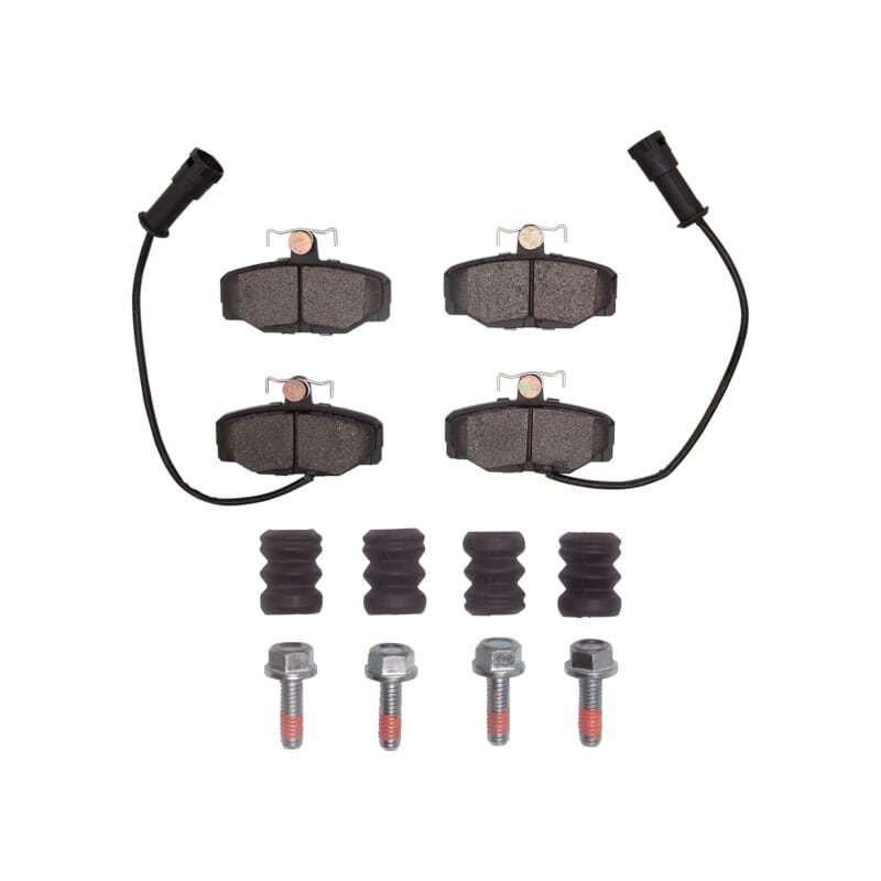 DFC — DFC 88-89 Merkur Scorpio Rear 5000 Advanced Semi Metallic Brake Pads and Hardware Kit
DFC Brake Pad Set