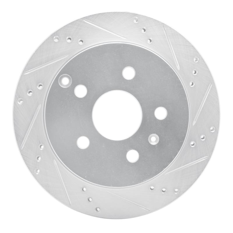 R1 Concepts — R1 10-17 Chevrolet Equinox Rear Right Drilled & Slotted Silver Brake Rotor
R1 Brake Rotor Drill