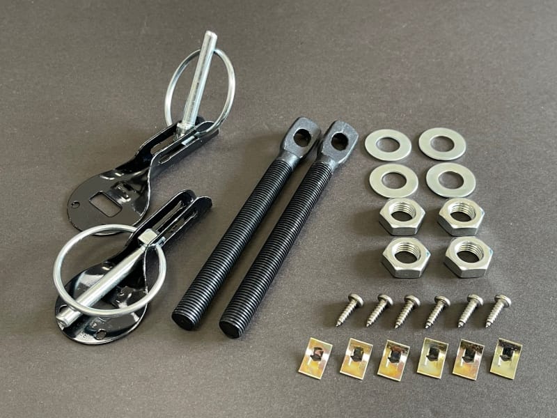 Cusco — Cusco Body Pins For Hood Aluminum-Black, Universal