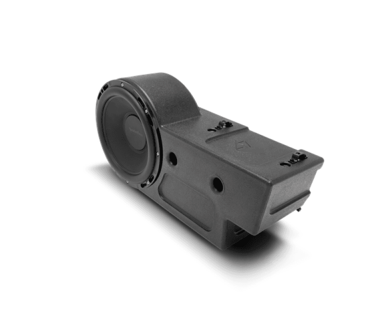 Rockford Fosgate UTV — Rockford Fosgate 16-21 Polaris General 10in. Front Subwoofer Enclosure (w/ Amp Mounting Plate)