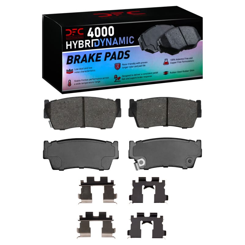 DFC — DFC 89-98 Chevrolet/Geo Tracker Front 4000 HybriDynamic Brake Pads and Hardware Kit
DFC Brake Pad Set