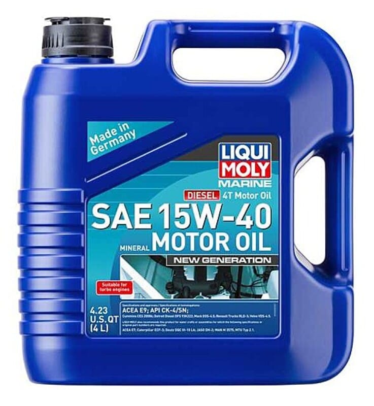 LIQUI MOLY — LIQUI MOLY 4L Marine 4T New Generation Motor Oil SAE 15W40
