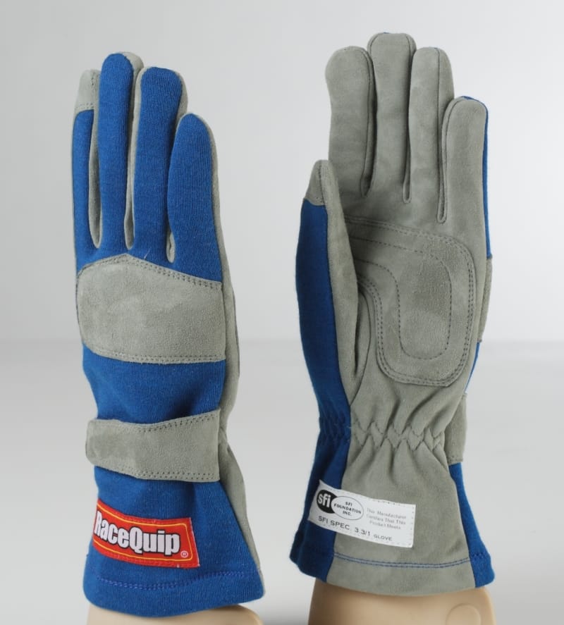 Racequip — RaceQuip Blue 1-Layer SFI-1 Glove - Medium
