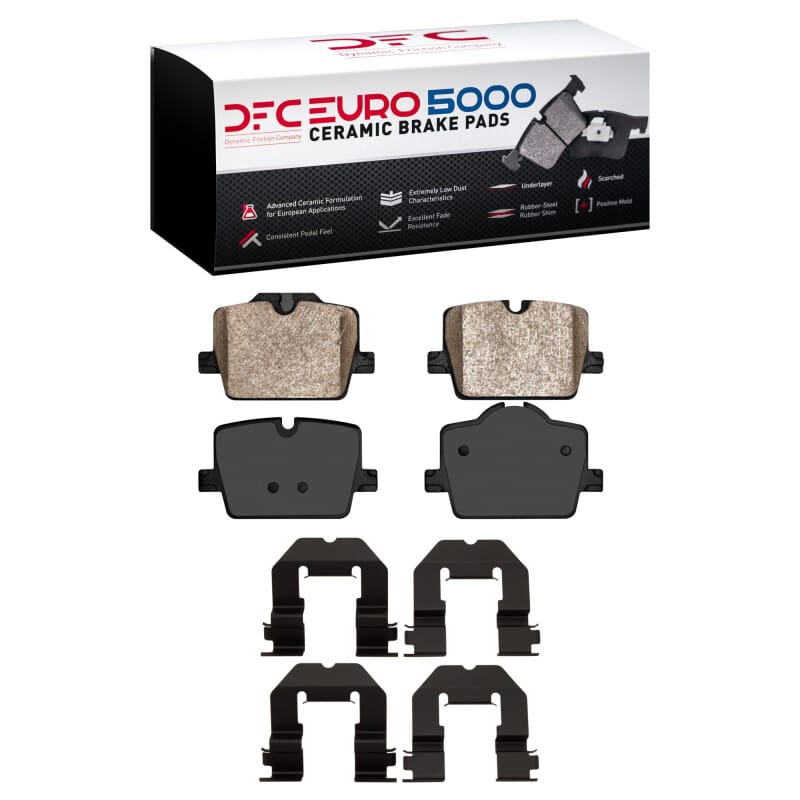 DFC — DFC 19-25 BMW 330e xDrive Rear Euro 5000 Ceramic Brake Pads and Hardware Kit
DFC EURO Pads + HW