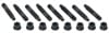 Moroso — Moroso Bullet Nose Valve Cover Stud Kit - 1/4in-20 x 1.5in - 12 Point - 8 Pack