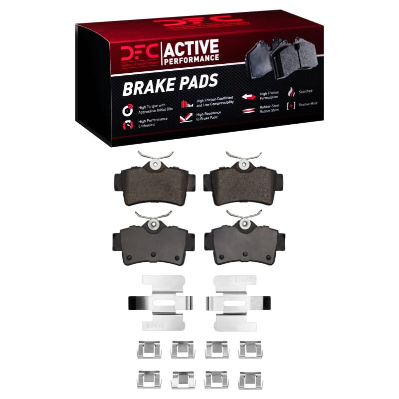 DFC — DFC 94-04 Ford Mustang Rear Active Performance Pads and Hardware Kit
DFC Brake Pad Set