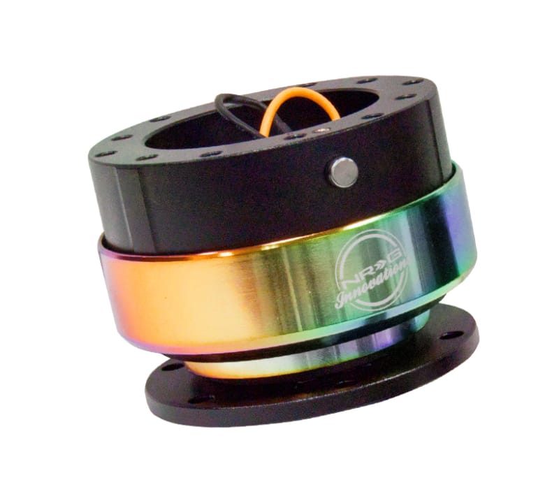NRG — NRG Quick Release Gen 2.0 - Black Body / Neochrome Ring