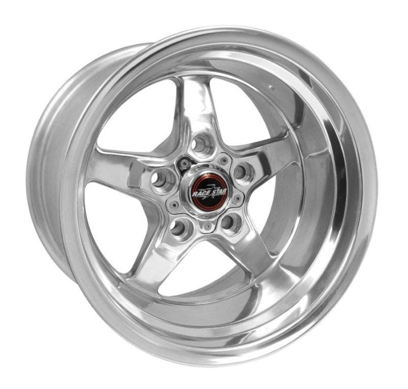 Race Star — Race Star 92 Drag Star 15x10.00 5x4.75bc 4.50bs Direct Drill Polished Wheel