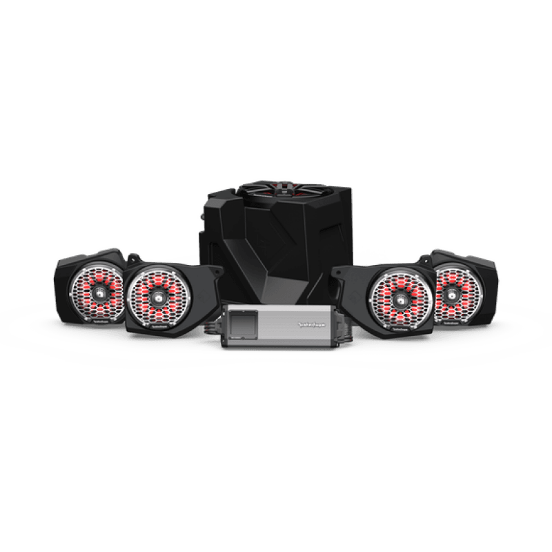 Rockford Fosgate UTV — Rockford Fosgate Polaris Ranger Stage-6 Audio System for Ride Command (Gen-2)