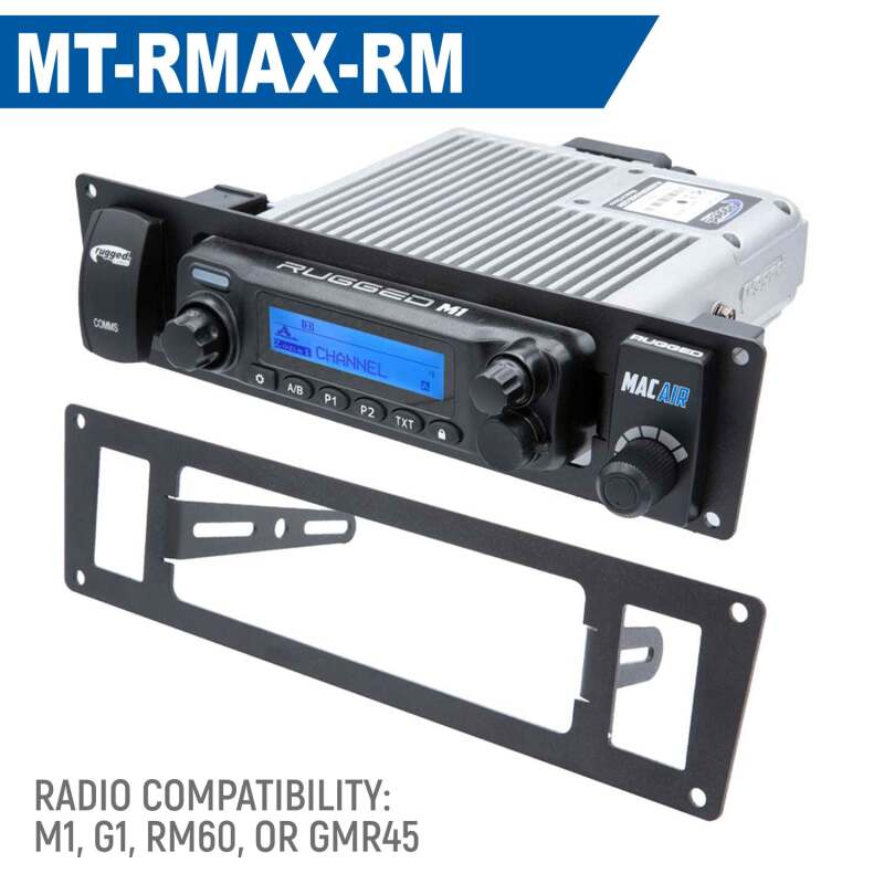 Rugged Radios — Rugged Radios Yamaha Wolverine RMAX Mount - Mobile Radio and Rocker Switches GMR25 / ABM25 / RM-25WP