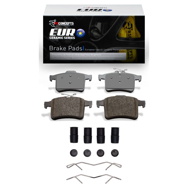 R1 Concepts — R1 10-15 Jaguar XFR Rear Euro Ceramic Pads & Hardware Kit
R1 Euro Ceramic Pads