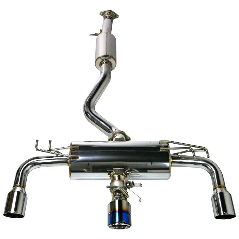 Remark — Remark 2023+ Toyota GR Corolla Elite Spec Cat-Back Exhaust w/ Outer Polished & Center Burned TI Tips