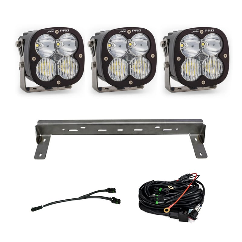 Baja Designs — Baja Designs 15-19 Chevy Silverado 2500/3500HD XL Pro LED Bumper Kit (Driving/Spot/Wide Cornering)