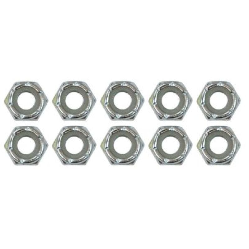 Moroso — Moroso Zinc Nylock Nuts - 1/4-20 (10 Pack)