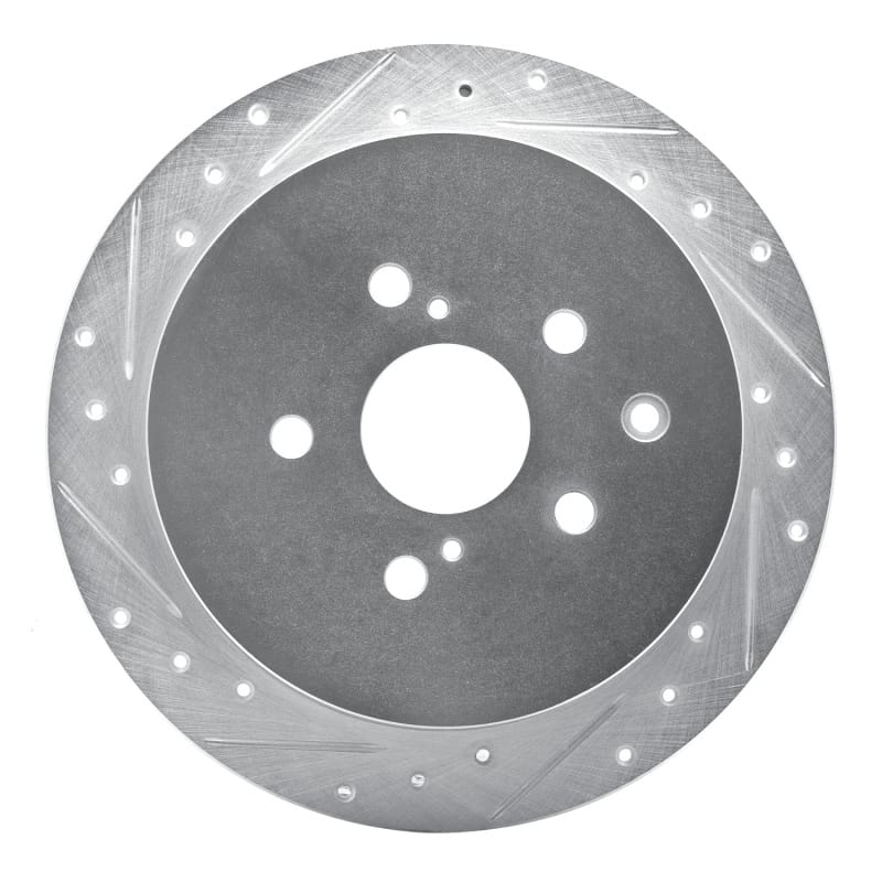 R1 Concepts — R1 10-20 Lexus RX450h Rear Left Drilled & Slotted Silver Brake Rotor
R1 Brake Rotor Drill