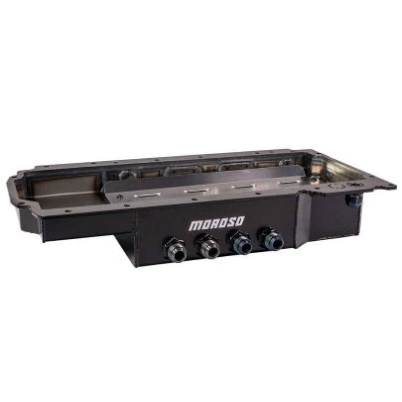Moroso — Moroso GM LT Gen V Dry Sump 4in Deep Steel Oil Pan