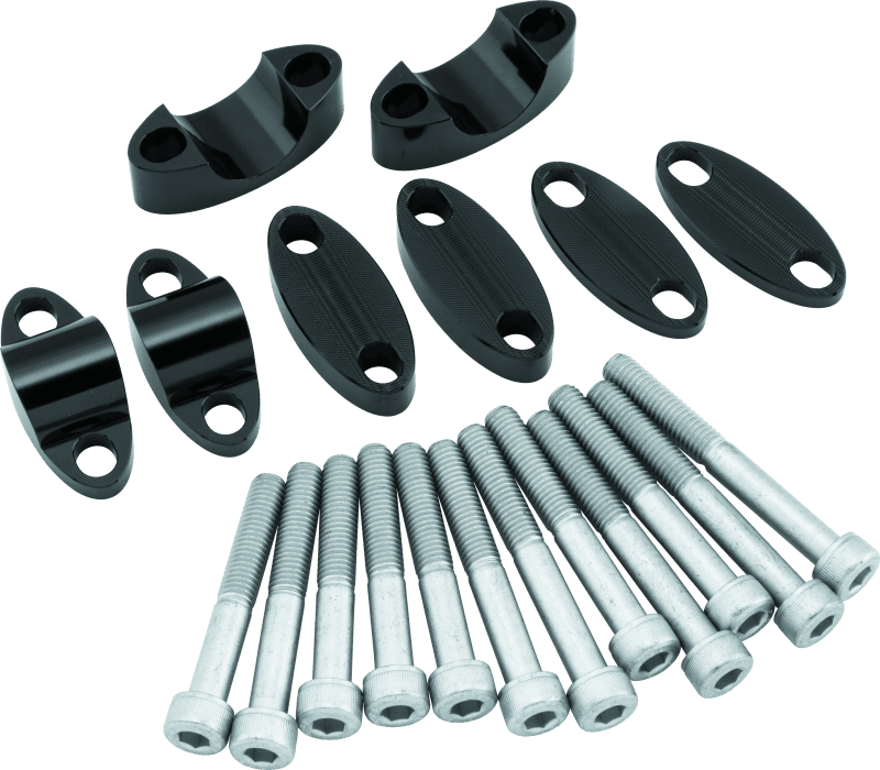 BikeMaster — BikeMaster Aluminum Handlebar Riser 1in - Black