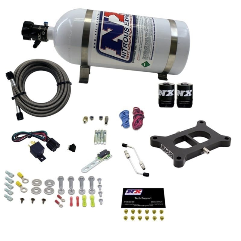Nitrous Express — Nitrous Express 2 BBL/Gasoline Nitrous Kit (50-300HP) w/10lb Bottle
Injection System Kit
N2OSys