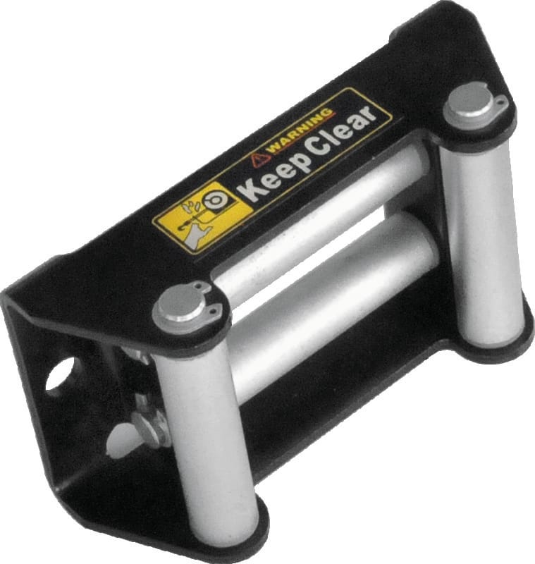 QuadBoss — Winch Roller Fairlead 4 in., 2,500 - 3,500 lbs., Black
