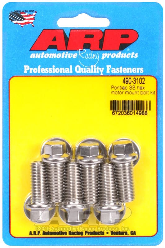 ARP — ARP Pontiac SS Hex Motor Mount Bolt Kit