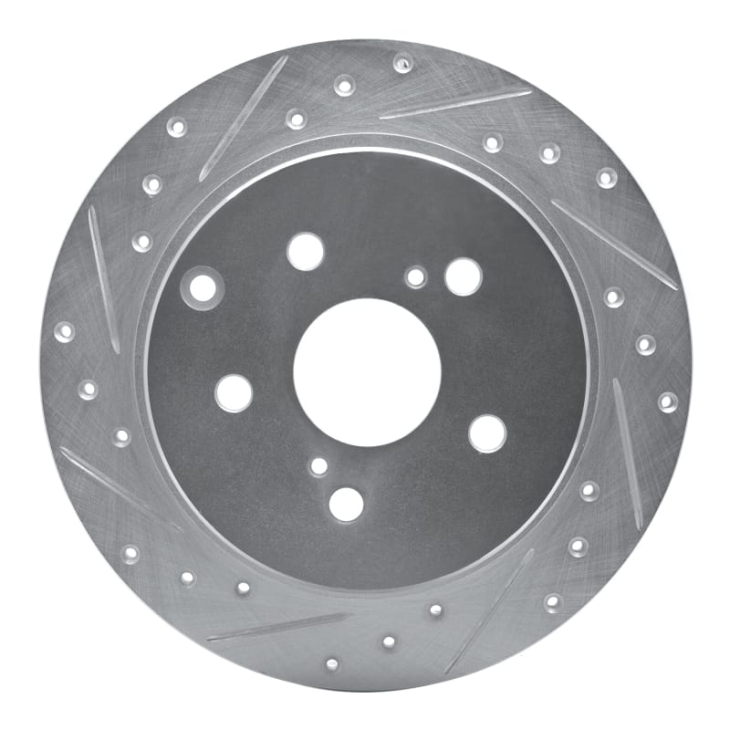 R1 Concepts — R1 12-20 Toyota Mirai Rear Left Drilled & Slotted Silver Brake Rotor
R1 Brake Rotor Drill