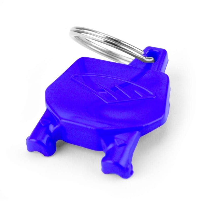 Cycra — Cycra Key Ring with Number Plate - Blue