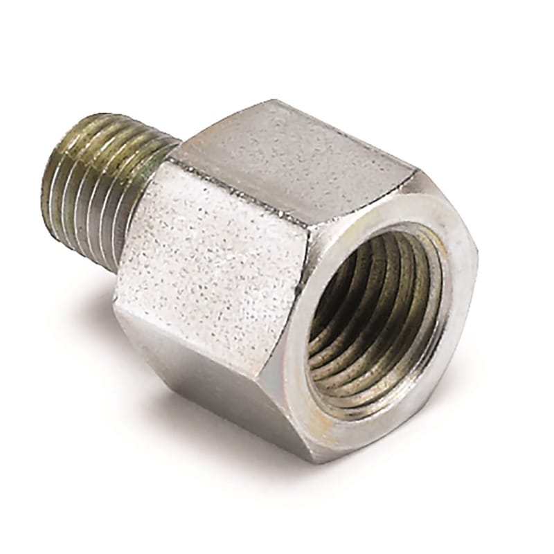AutoMeter — Autometer Fuel Rail Adapter-1/16in NPT Male to 1/8in MPT Female (For use w/ Elec Fuel Press Gauges)
FIT 1/16 - 1/8 NPT