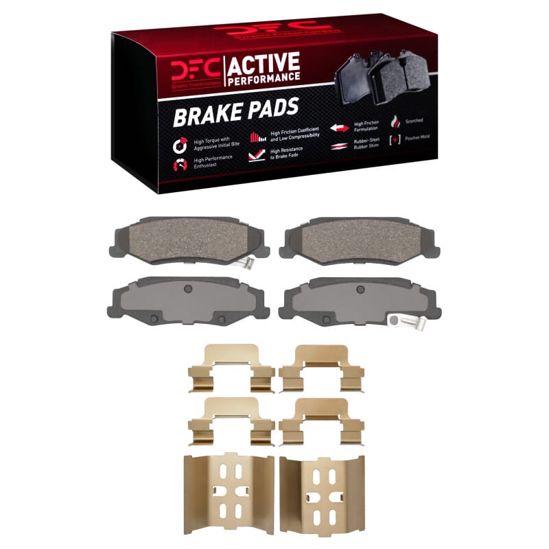 DFC — DFC 97-13 Cadillac XLR Rear Active Performance Pads and Hardware Kit
DFC Brake Pad Set