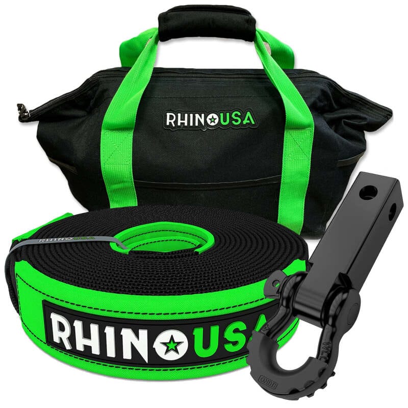 Rhino USA — Rhino USA 20Ft Tow Strap/Hitch Combo
Tow Strap