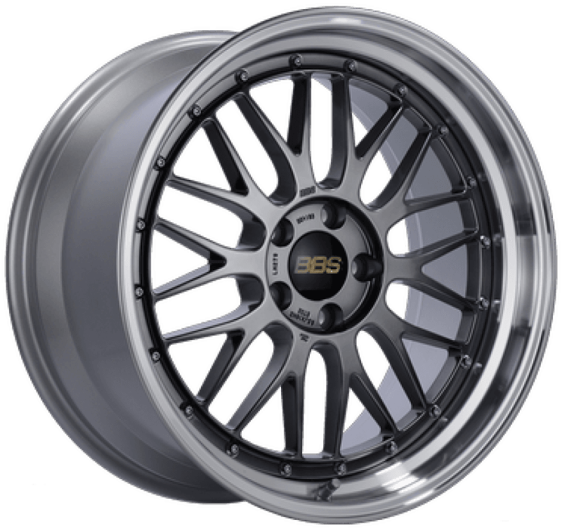 BBS — BBS LM 19x9.5 5x120 ET35 Diamond Black Center Diamond Cut Lip Wheel -82mm PFS/Clip Required