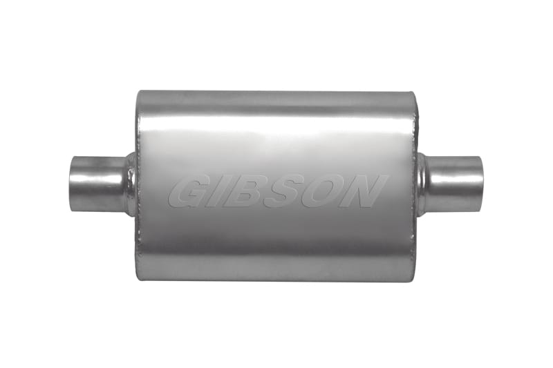 Gibson — Gibson CFT Superflow Center/Center Oval Muffler - 4x9x13in/2.25in Inlet/2.25in Outlet - Stainless
Muffler