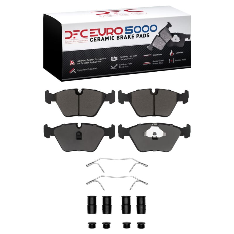 DFC — DFC 89-06 Audi 200 Quattro Front Euro 5000 Ceramic Brake Pads and Hardware Kit
DFC EURO Pads + HW