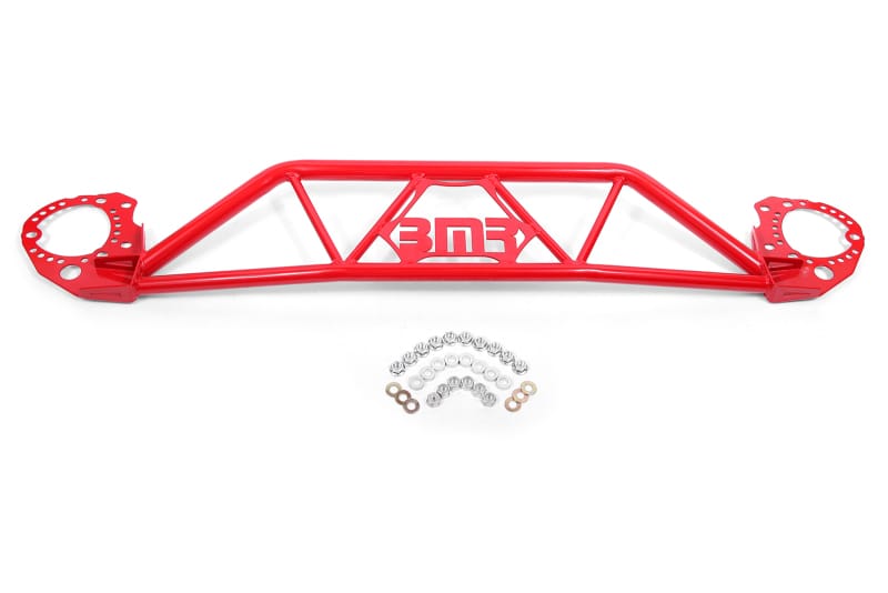 BMR Suspension — BMR 15-20 Ford Mustang Front Twin Tube Design Strut Tower Brace - Red