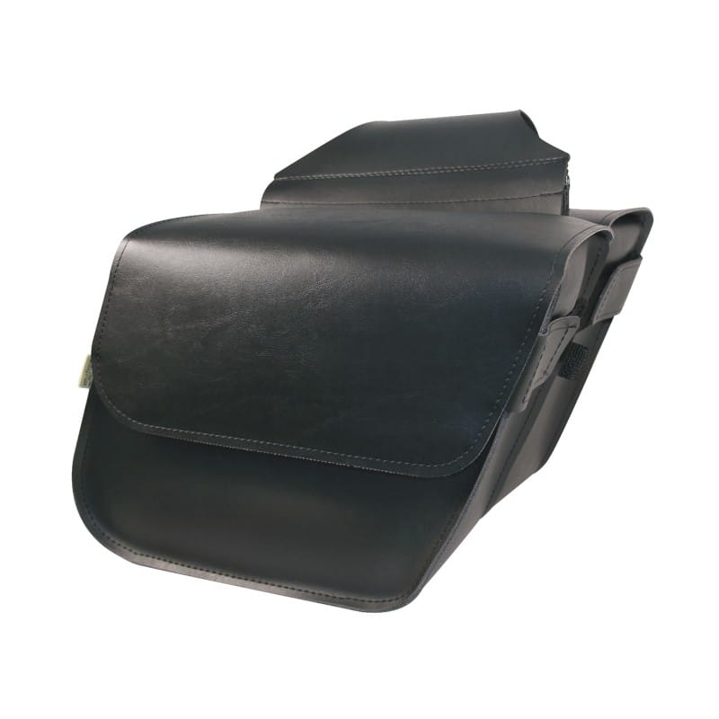 Willie & Max — Willie & Max Universal Raptor Compact Slant Saddlebags (12 in L x 9.5 in W x 5.5 H) - Black