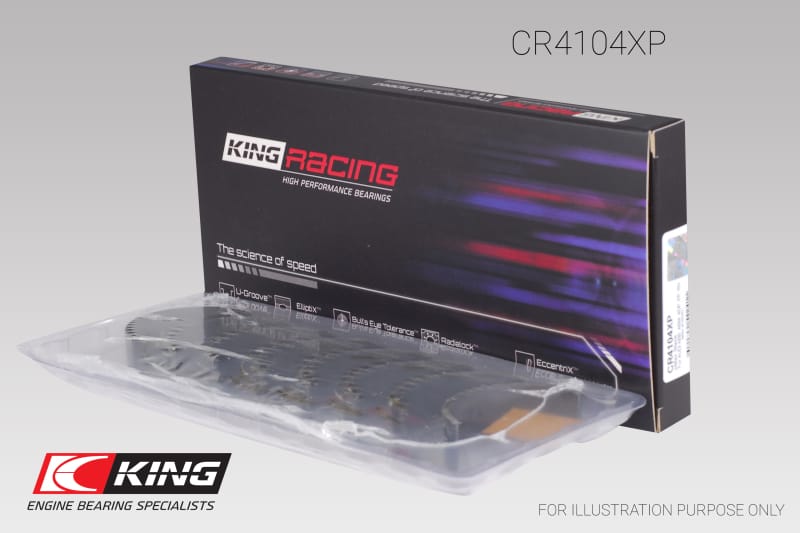 King Engine Bearings — King Engine Bearings Audi ABB/ ABM/ ADP/ PP/ RN (Size 0.26) Connecting Rod Bearing Set