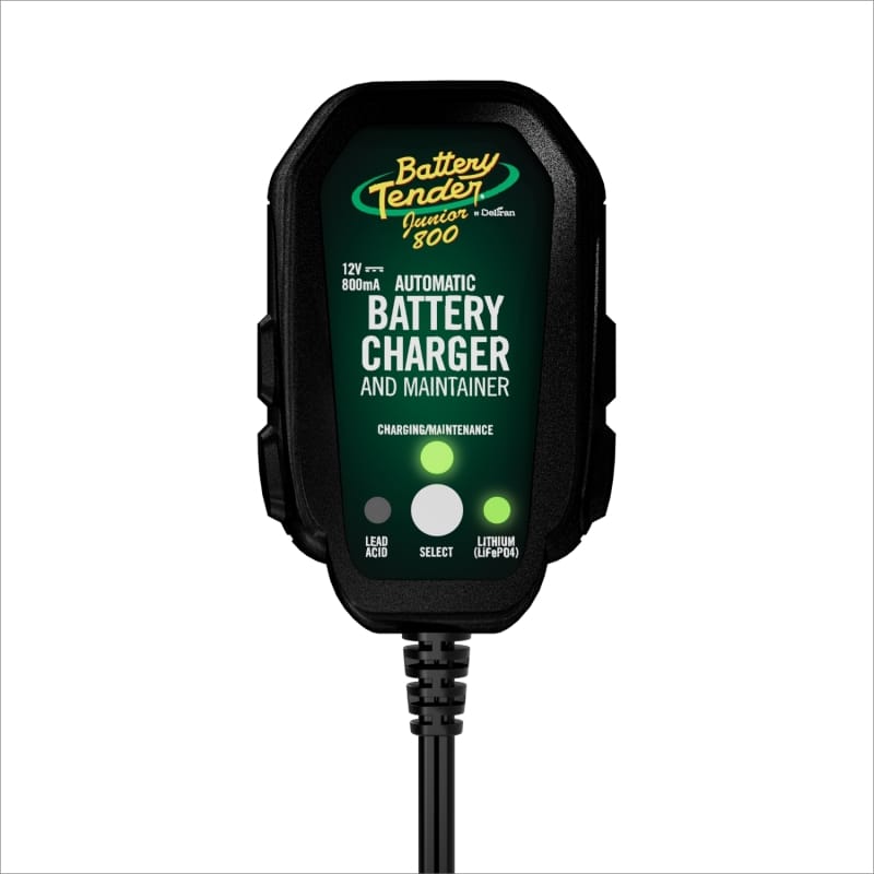 Battery Tender — Battery Tender 12V 800mA Selectable Lead Acid/Lithium Battery Charger
