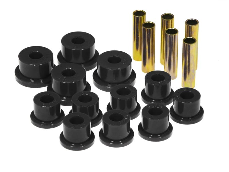 Prothane — Prothane Suzuki Samurai Spring & Shackle Bushings (Aftermarket Shackles) - Black
SPRING/SHACKLE BUSH