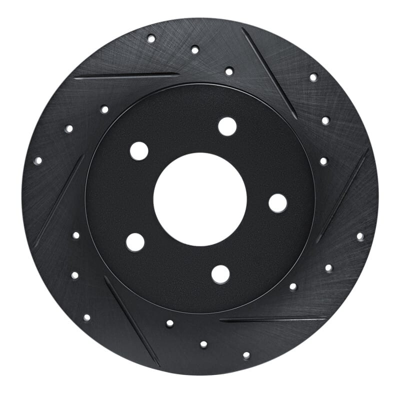 R1 Concepts — R1 19-25 Nissan Kicks Rear Right Drilled & Slotted Black Brake Rotor
R1 Brake Rotor Drill