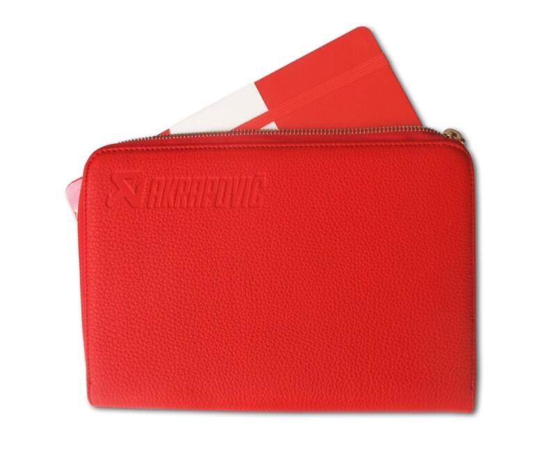 Akrapovic — Akrapovic Leather Zip Notebook (S) - Red
Leather Zip Notebook