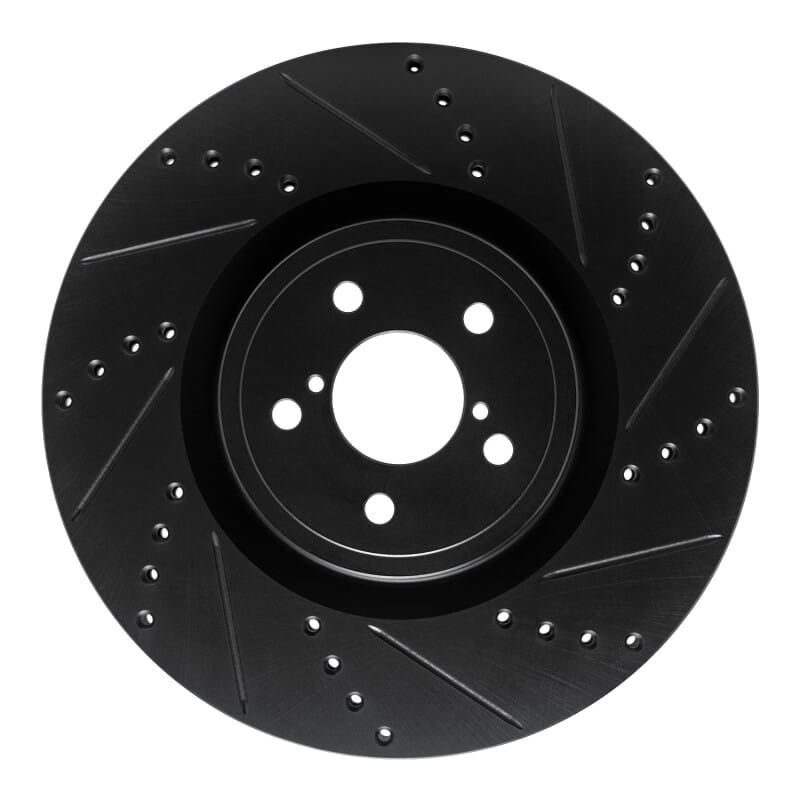 R1 Concepts — R1 03-25 Subaru Impreza Front Right Drilled & Slotted Black Brake Rotor
R1 Brake Rotor Drill