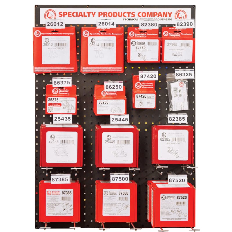 SPC Performance — SPC Performance SUV/TRUCK KIT ASST BOARD
ALIGN PARTS BOARD
ASSORT BOARD