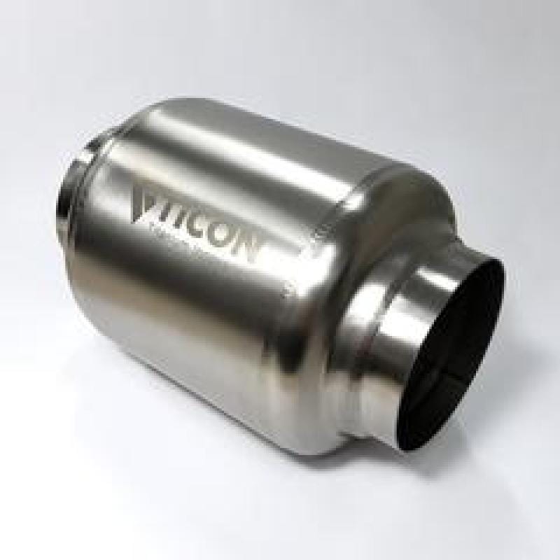 Ticon — Ticon Industries 7in OAL 2.5in In/Out Ultralight Titanium Muffler
