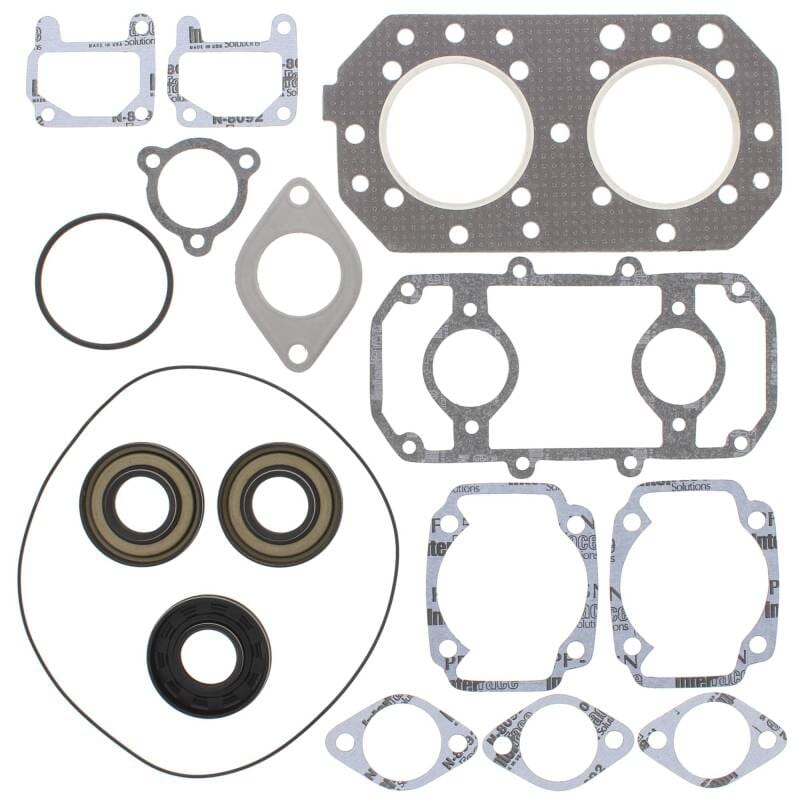 Vertex Pistons — Vertex Gaskets 77-92 Kawasaki JS440 Complete Gasket Kit w/ Oil Seals