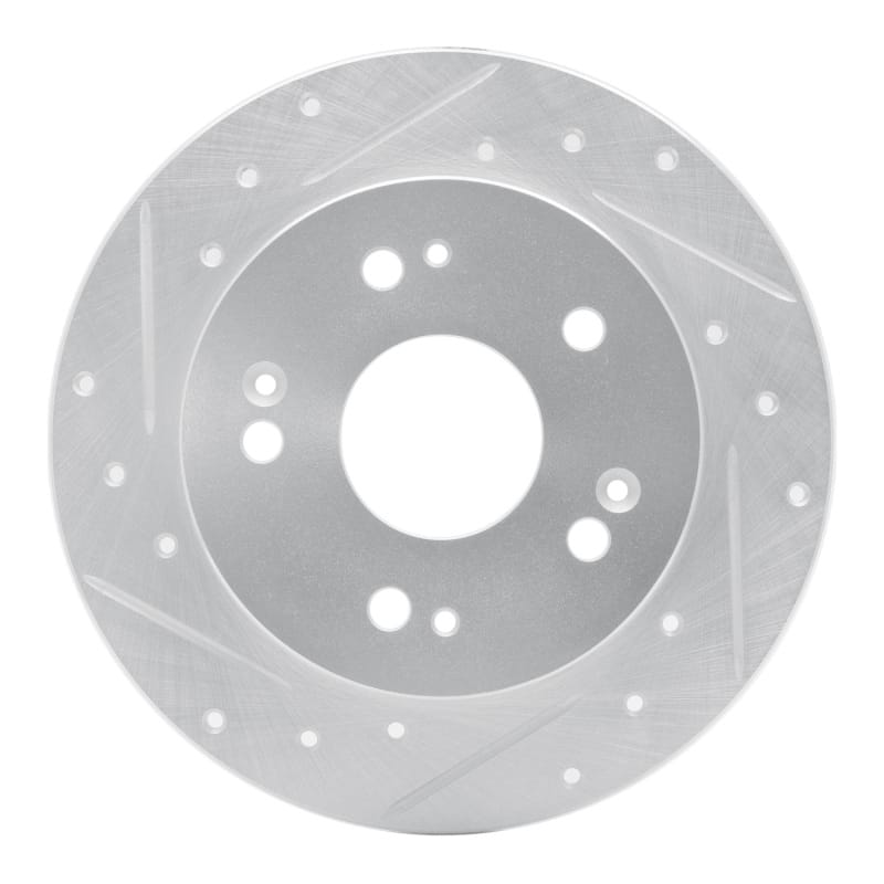 R1 Concepts — R1 06-15 Honda Civic Si Rear Left Drilled & Slotted Silver Brake Rotor
R1 Brake Rotor Drill